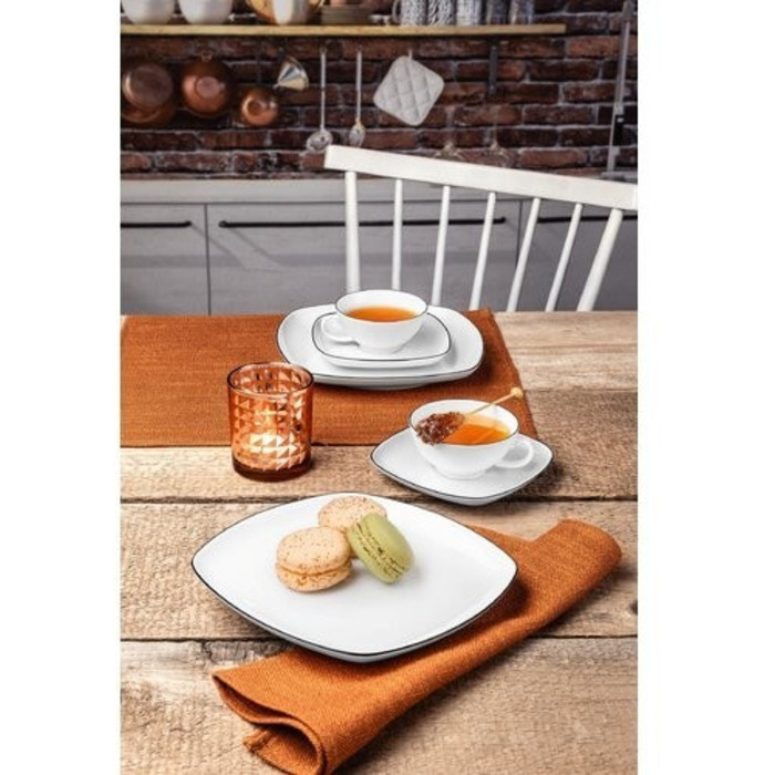 Чайный сервиз 18 предметов Black Line Lido Seltmann Weiden