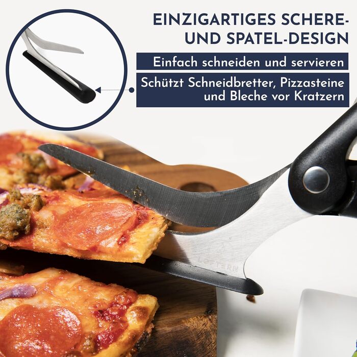Ножиці для піци з гострим лезом з нержавіючої сталі Loftern