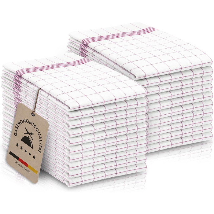 Набор полотенец из 20 предметов 50 x 70 см, красный ZOLLNER