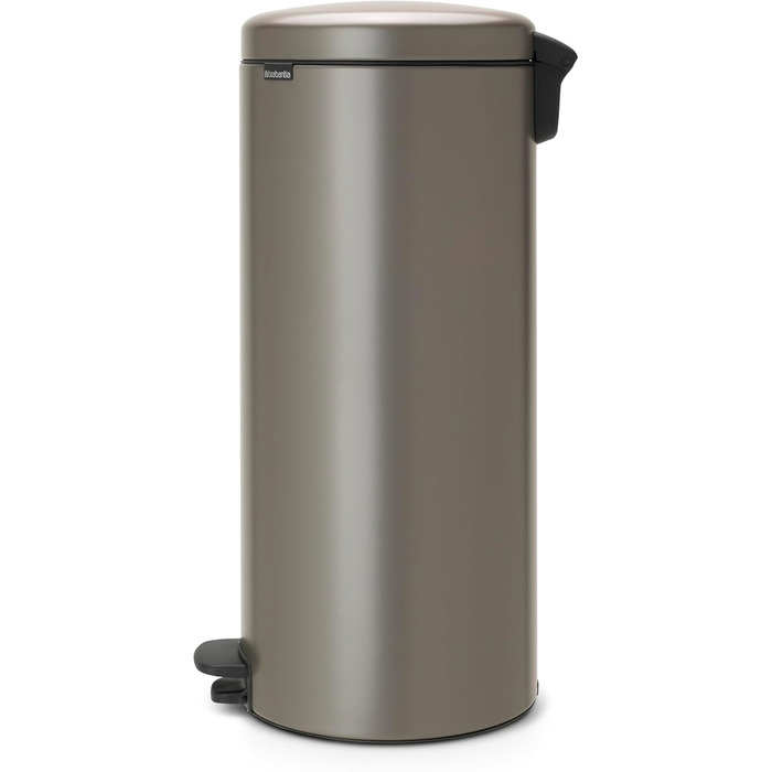 Сміттєвий бак з педаллю 30 л безшумний платиновий NewIcon Brabantia