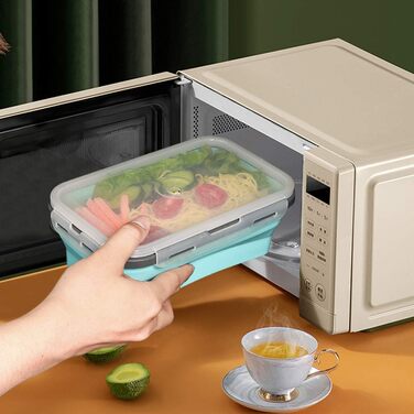 Складаний силіконовий контейнер для зберігання з кришкою 4 шт Beeptrum