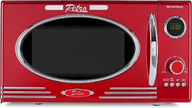 Мікрохвильова піч 2-в-1, 900 Вт червоний Salco