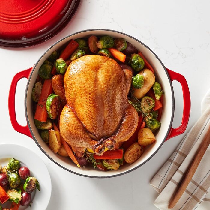 Круглая эмалированная чугунная форма для запекания 6.9 л Kitchen-Profi Basics