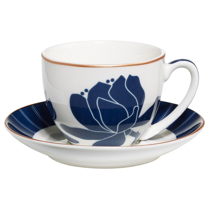 Чашка для еспресо з блюдцем Maxwell & Williams SYMPHONY, порцеляна, 8 х 6,5 х 5 см, 100 мл