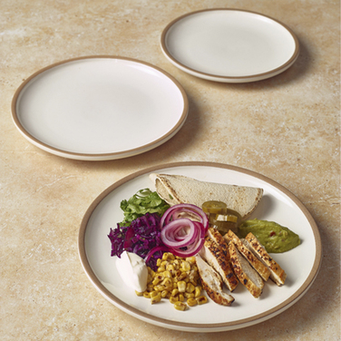 Тарілка 26 см, Kava White Stoneware, GenWare