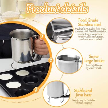 Диспенсер для тіста 900 мл PERFETSELL