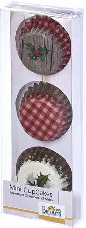 Набір форм для випічки міні-маффинов, 72 шт, 4,5 см, Winter-Poesie RBV Birkmann