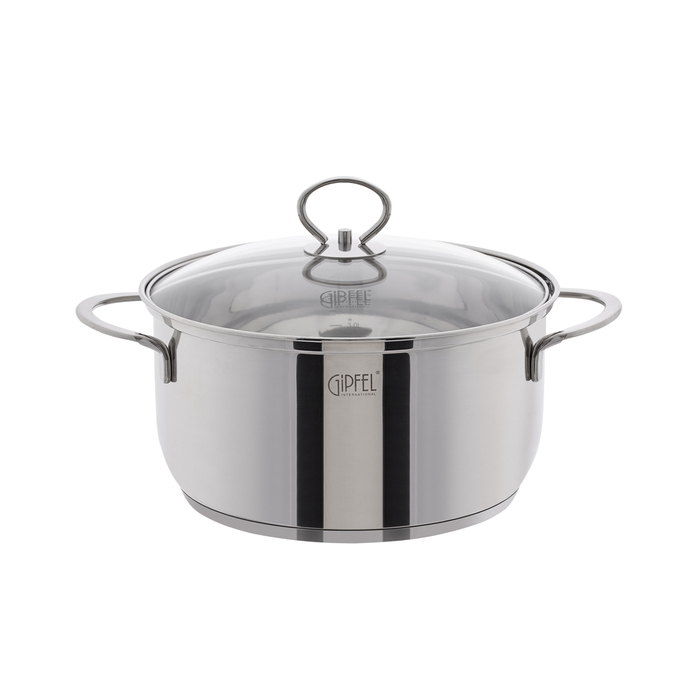 GIPFEL Каструля зі скляною кришкою SOFIA 24х13см/5,8л 2319 GIPFEL