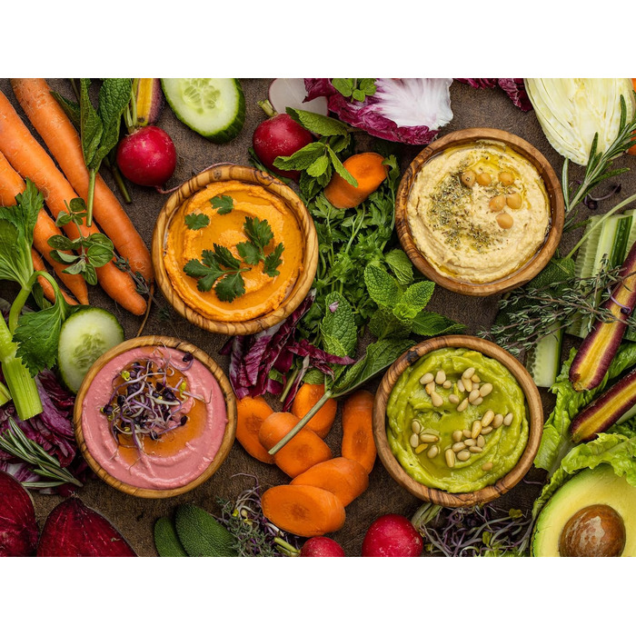 Высококачественный набор мини-чаш для дипа из эксклюзивного оливкового дерева - набор чаш для тапас - маленькая средиземноморская чаша для оливок и соусов барбекю - чаша для соусов для соуса - Ø 6 см Набор 2 Ø6 см, 2