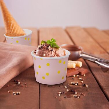 Набір паперові стаканчики для морозива 60 шт. 250 мл BIOZOYG