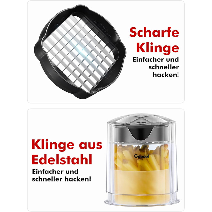 Французький різак для чіпсів Geedel