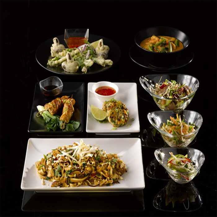 Тарілка прямокутна, біла, 30х20 см, Luna