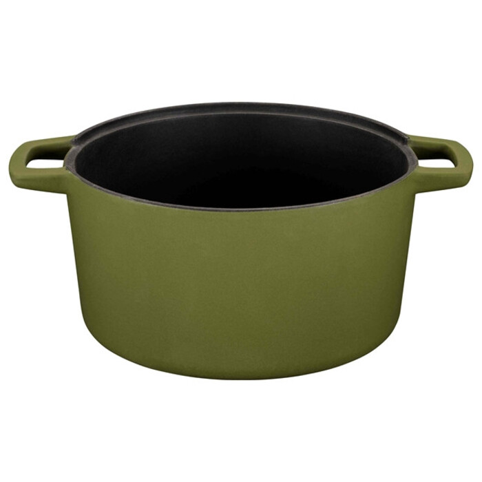 Каструля чавунна Fiskars Norden 4л колір кропива (1071128)