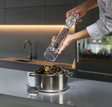 Прозрачный (18 см, мельница для перца), 900822/SME Nancy Acrylic, 6 x 6 x