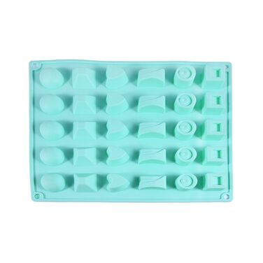 Форма для льда и шоколада Fissman 30 ячеек Конфеты Ассорти 25x17x3 см (6555)