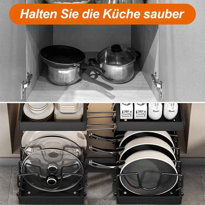 Підставки для посуду на 10 відділень чорний FLSEPAMB