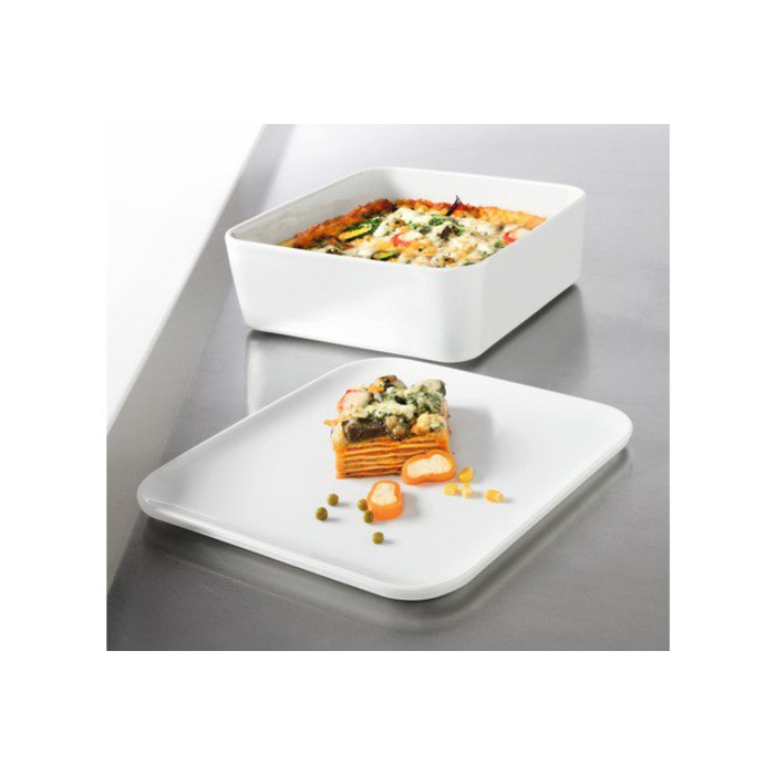 Форма для запікання з кришкою 24 х 24 х 8 см, біла No Limits Seltmann