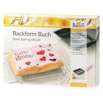 Форма для випічки у вигляді книги велика, 34 х 25 х 4,5 см, RBV Birkmann