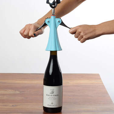 Штопор 7х24,5х9 см голубой Anna G Alessi