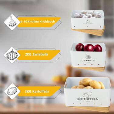 Ящик для зберігання з кришкою 3 шт білий Avmvnvc