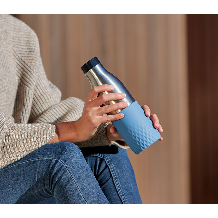 Tefal Термобутылка Bludrop soft touch, 500 мл, нержавеющая сталь, синий