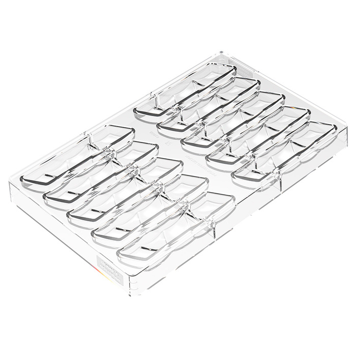 CH032 - GEMMA B Форма для шоколаду 114x23 h15 мм (30 мл x 10)