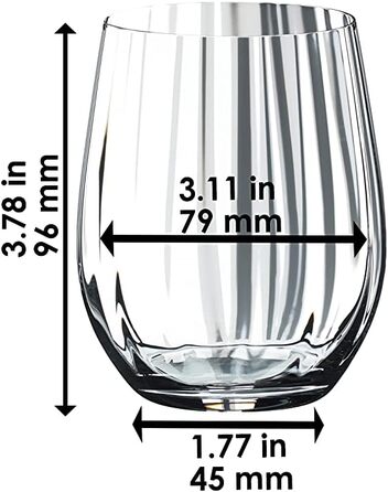 Набір склянок для віскі 0,344 л, 2 предмета,  Optical O Tumbler Riedel