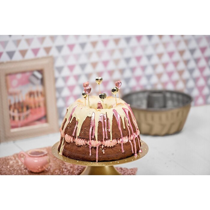 Форма для випічки кексів 22 см Metallic Gold Kaiser