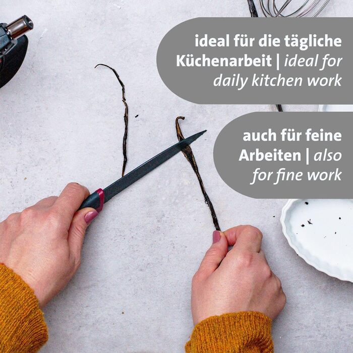 Набір нарізок/ножів Westmark 5 шт. , 1 велика обробна дошка та 4 ножі, обробна дошка 37 х 25,5 см, лезо кухарського ножа/ножа для хліба по 20 см, лезо канцелярського ножа 12 см, лезо ножа для чищення овочів 8 см, 145222E6 (2 ножа для чищення)