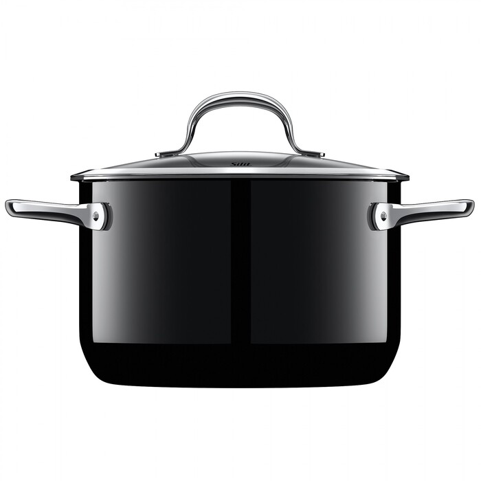 Каструля, глибока 20 см Passion Colours Black Silit