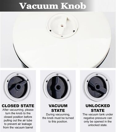 Вакуумний маринатор для м'яса та овочів 5 л білий XUXIAO