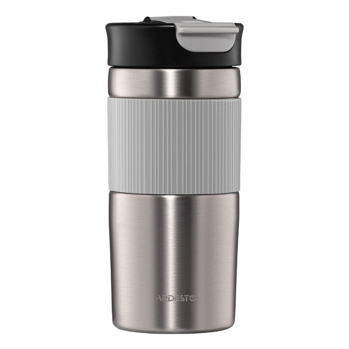 Термокружка ARDESTO Comfort 450 мл, нержавеющая сталь, серый