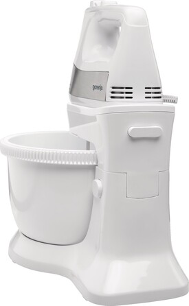 Gorenje Миксер стационарный 500Вт, насадки-4, чаша-пластик, 3л, белый
