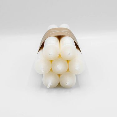 Набір з 7 конічних свічок 2,2 х 18 см, колір слонової кістки Infinity Boxs