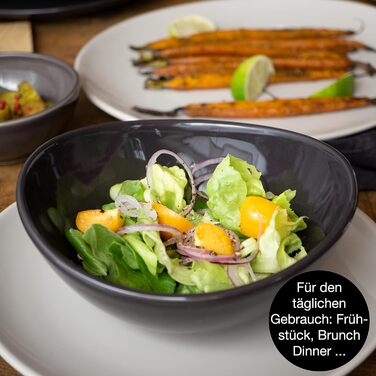 Обеденный сервиз на 6 персон, 30 предметов, серый Swing Moritz & Moritz