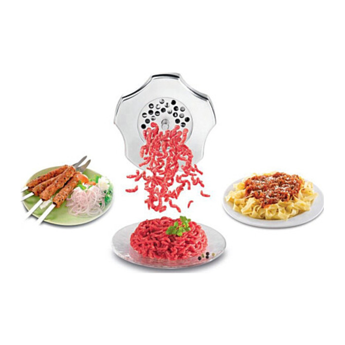 Tefal Мясорубка HV8 Successor, 2200Вт, 4.5кг/мин, 3 решетки, насадка для колбас, кеббе, 4 терки, пластик/металл, черный