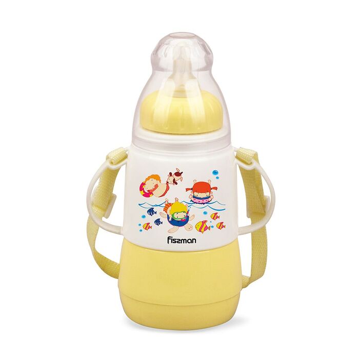 Пляшка для годування Fissman 150 мл жовтий (7953)