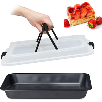 Форма для випікання 3-в-1 з кришкою 40,5x32,5 см Relaxdays