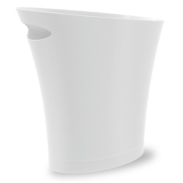 Контейнер для сміття 7,5 л білий Skinny Umbra