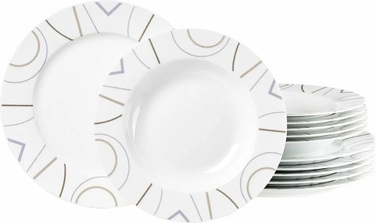 Набір тарілок на 6 персон, 12 предметів, білий GRAPHICS Ritzenhoff & Breker