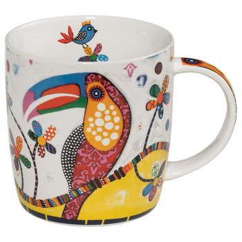 Кухоль для чаю, фарфор, 12 х 8,5 х 9,5 см, 400 мл Maxwell Williams Tango SMILE