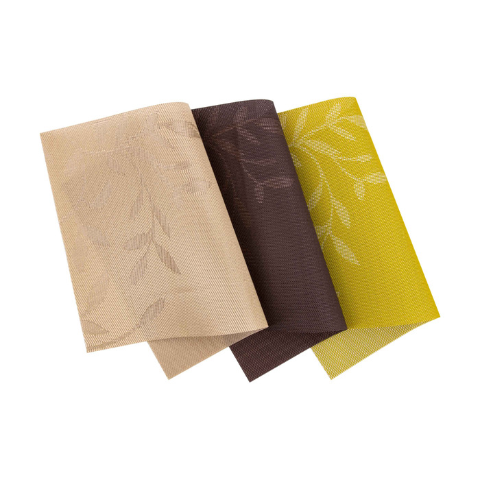 Килимок сервірувальний Ardesto, 30х45см, ПВХ, прямокутна, коричневий