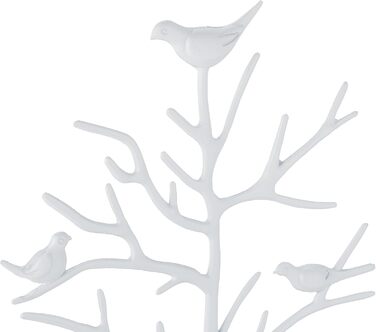 Тримач для прикрас 15 х 16 х 30 см, білий Relaxdays