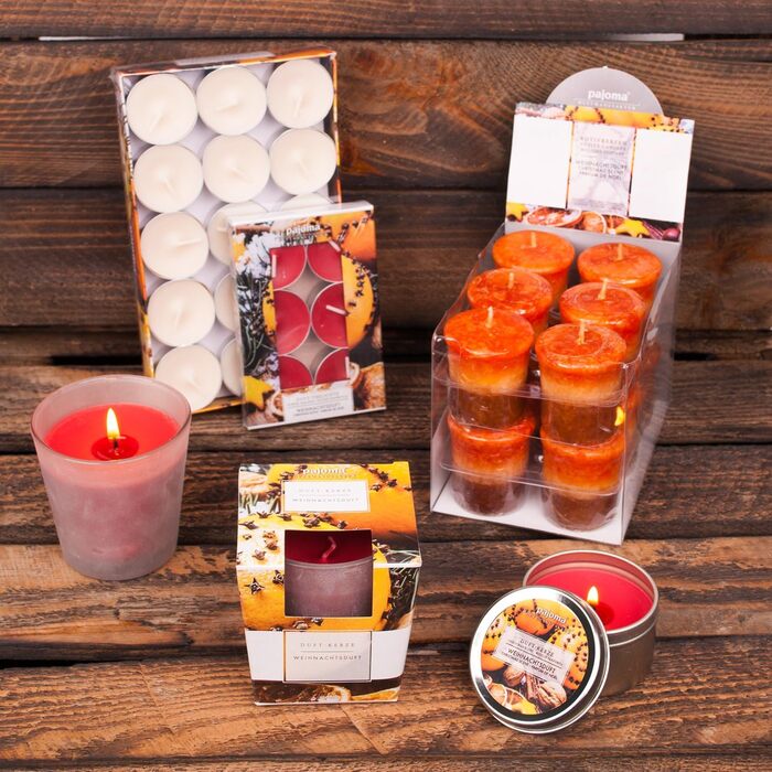 Ароматичних чайних свічок 3x30 шт. ароматичні свічки багато ароматів на вибір В 1,5 см, Ø 3,5 см (різдвяний аромат, 6), 90