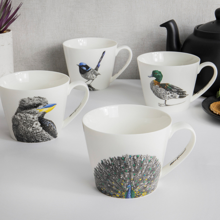Кружка для чая Maxwell Williams Peacock MARINI FERLAZZO, фарфор, 13 х 10,5 х 8,5 см, 450 мл