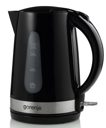 Gorenje Електрочайник, 1,7л, пластик, чорний
