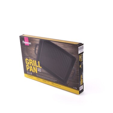Прямокутна пательня-гриль Fissman 32,5х27х4 см з двома ручками (4136)