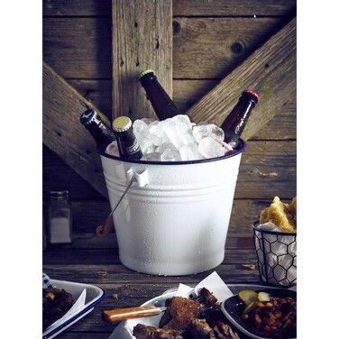 Ведро эмалированное, 5,2 л, h 18,6, d 22 см, GenWare