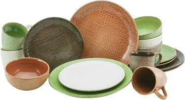 Серія CANVAS SCANDINAVIA, набір посуду, комбінований сервіз 16 предметів (Середземномор'я), 22238