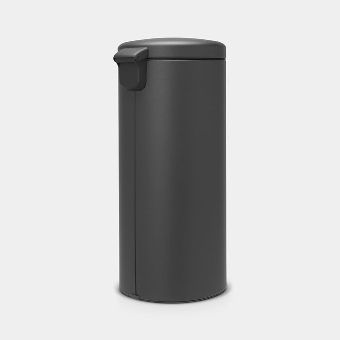 Мусорный бак с педалью 30 л бесшумный минерально-графитовый NewIcon Brabantia
